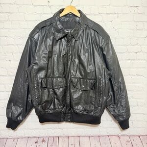 80’s Vintage Gino Di Giorgio Leather Biker Jacket